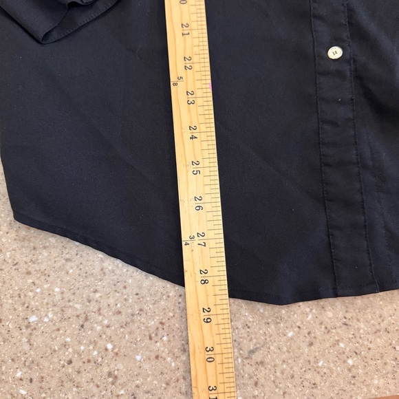 Calvin Klein Black Button Down shirt, size small - Picture 2 of 8